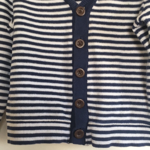 Navy and White Cardigan - Picture 7 of 8